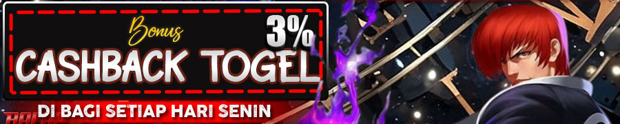 BALAP4D Bonus Cashback Togel 3%