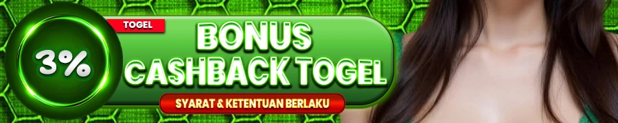 CEDAS4D Bonus Cashback Togel 3%