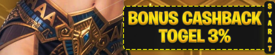 ENAK4D Bonus Cashback Togel 3%